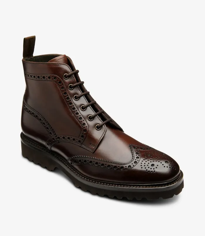 Pegasus Dark Brown Waxed Men Boots Loake Pegasus Dark Brown Waxed Men Boots Loake
