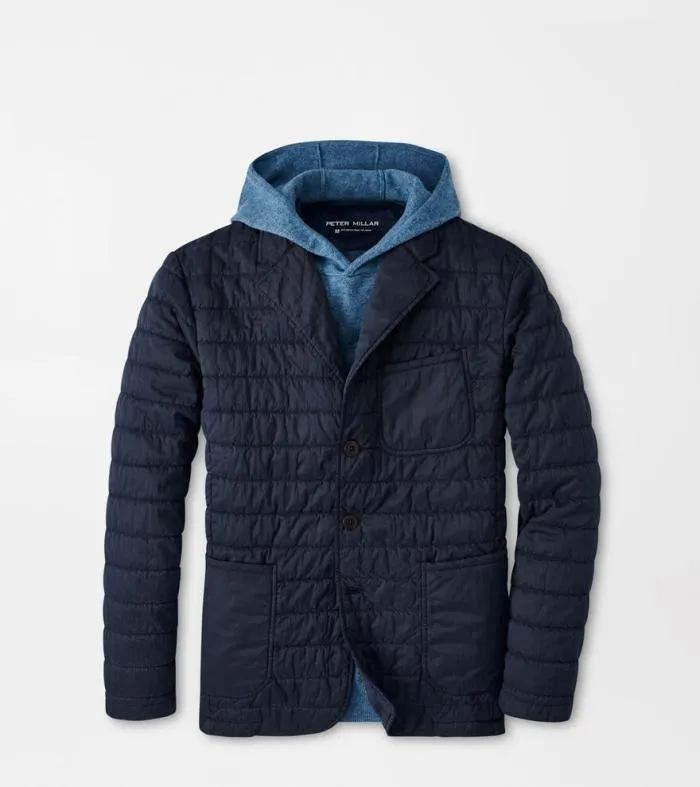 Peter Millar Jackets 038 Coats Men Greenwich GarmentDyed Quilted Blazer