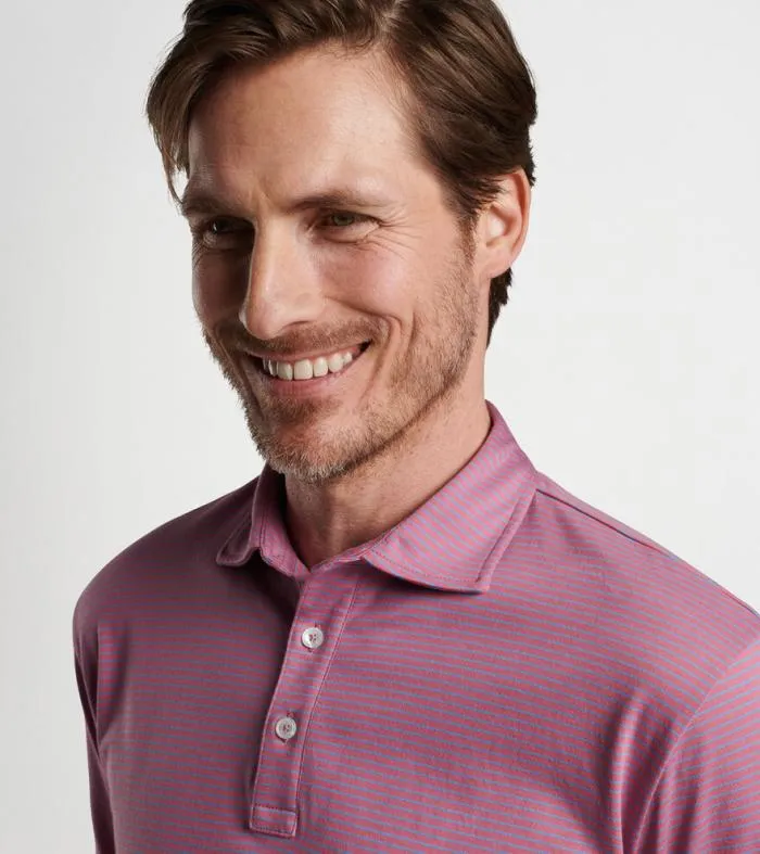 Peter Millar Polos Men Pilot Mill Halifax Stripe ShortSleeve Polo