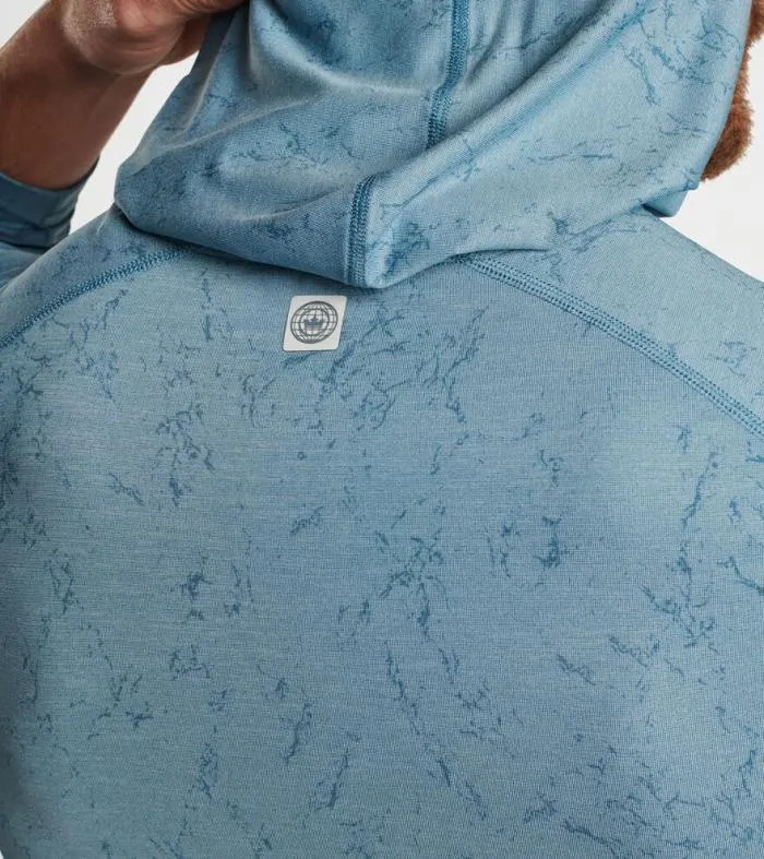 Peter Millar Pullovers Men Aurora Marble Performance TShirt Hoodie