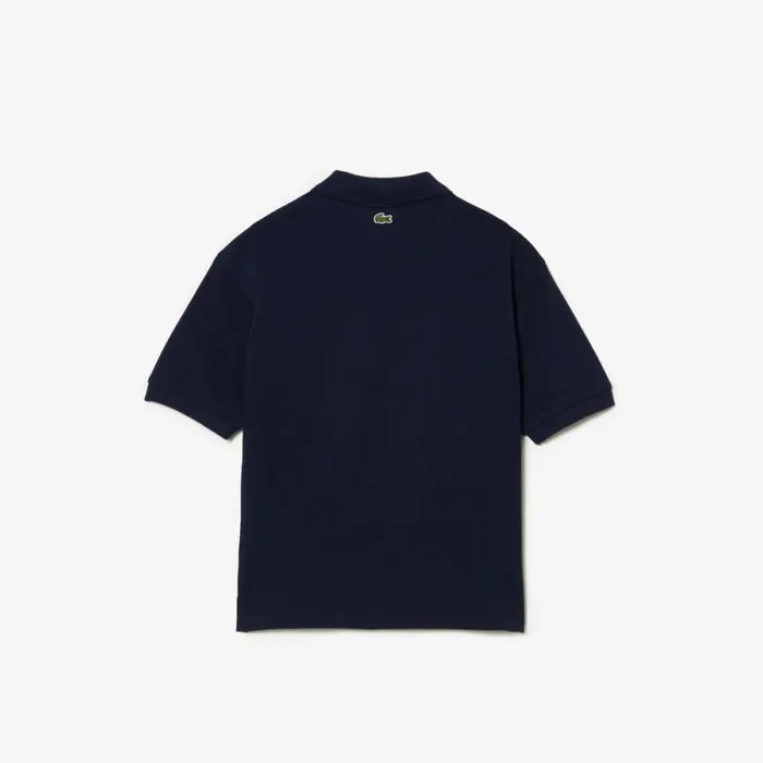 Polos Kids Lacoste Kids039 Cotton Piqu Print Polo Navy Blue 166