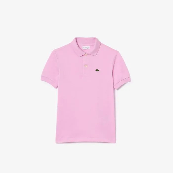 Polos Kids Lacoste Kids039 Regular Fit Petit Piqu Polo Pink Ixv