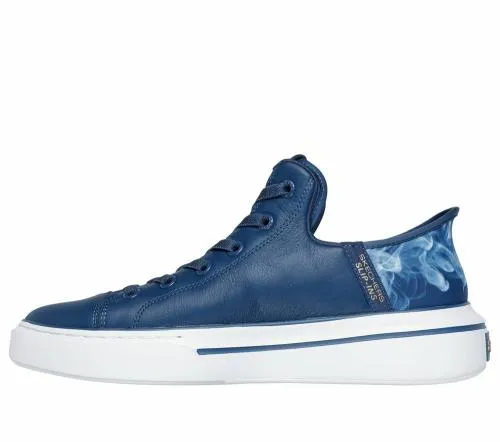 Premium Leather Slipins Snoop One 8211 OG Navy Men SKECHERS SlipOn