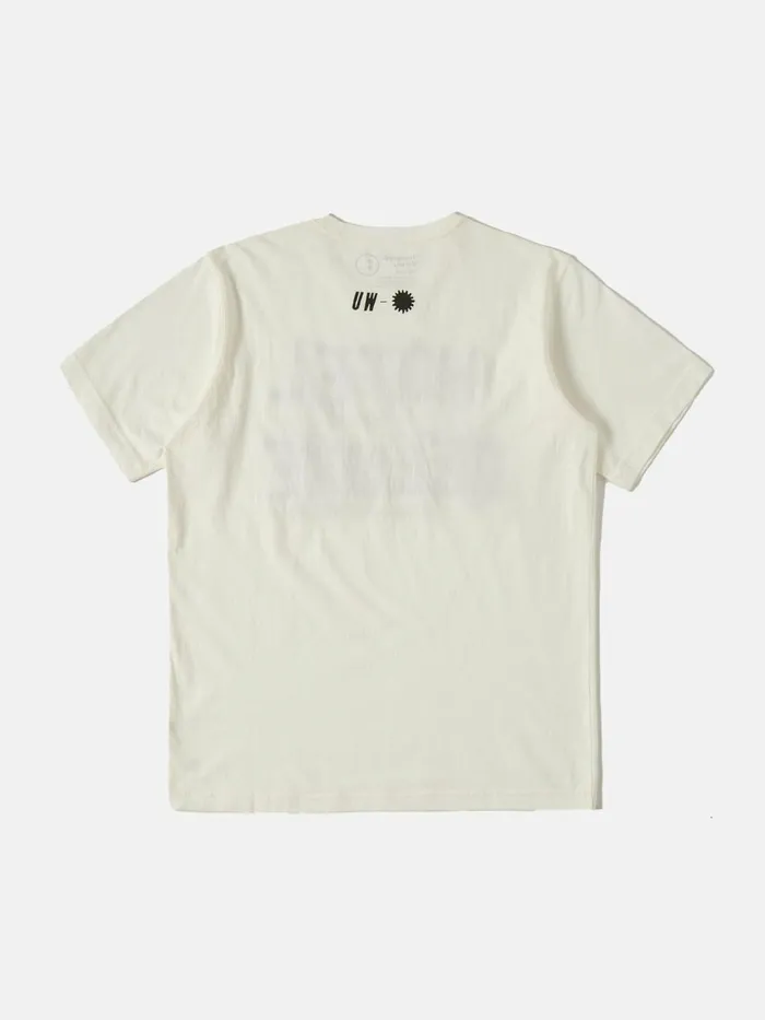 Print Tee In Ecru 039Hotel Deluxe039Single Jersey Men Universal Works Tees