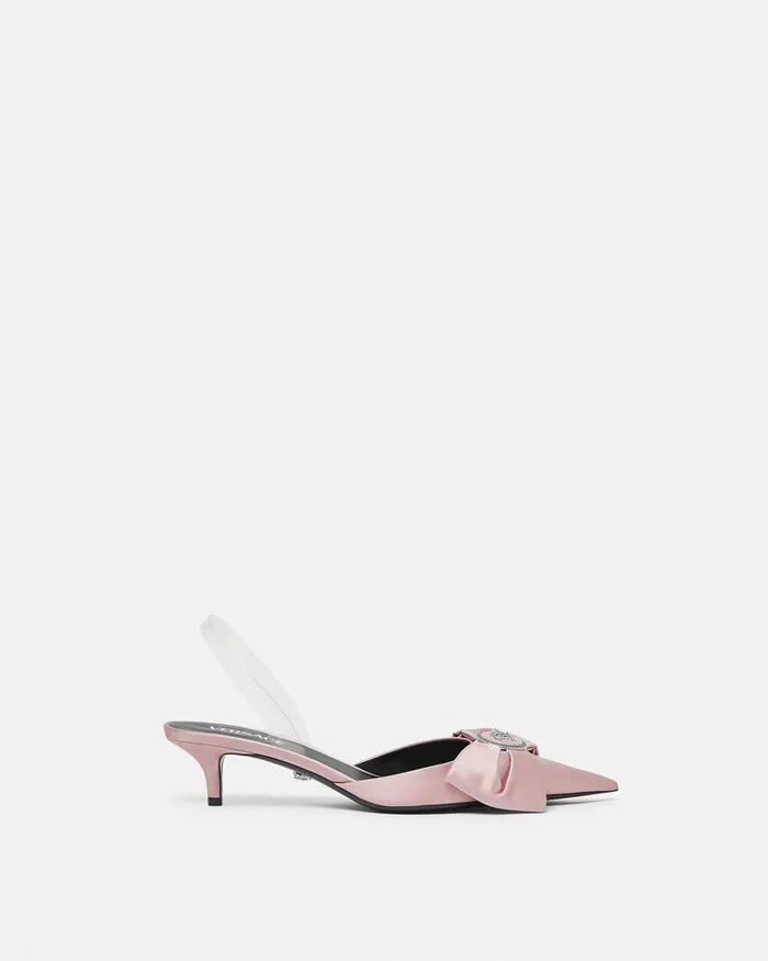 Pumps and Slingbacks Women Versace Alia Slingback Pumps 45 Mm Light Pink