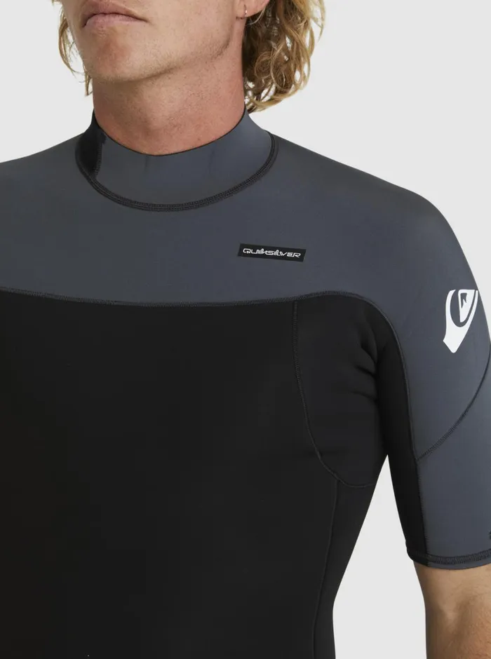 Quiksilver 22mm Everyday Sessions Short Sleeve Back Zip Springsuit Blackgun Metal Mens Wetsuits Quiksilver 22mm Everyday Sessions Short Sleeve Back Zip Springsuit Blackgun Metal Mens Wetsuits