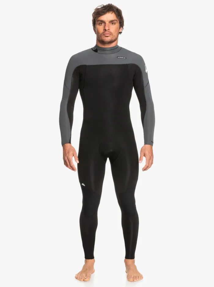 Quiksilver 32 Everyday Sessions BackZip Wetsuit Blackgun Metal Mens Wetsuits