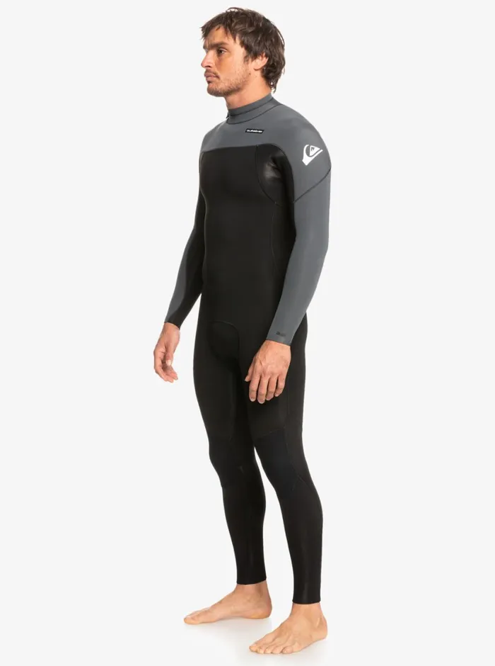 Quiksilver 32 Everyday Sessions BackZip Wetsuit Blackgun Metal Mens Wetsuits