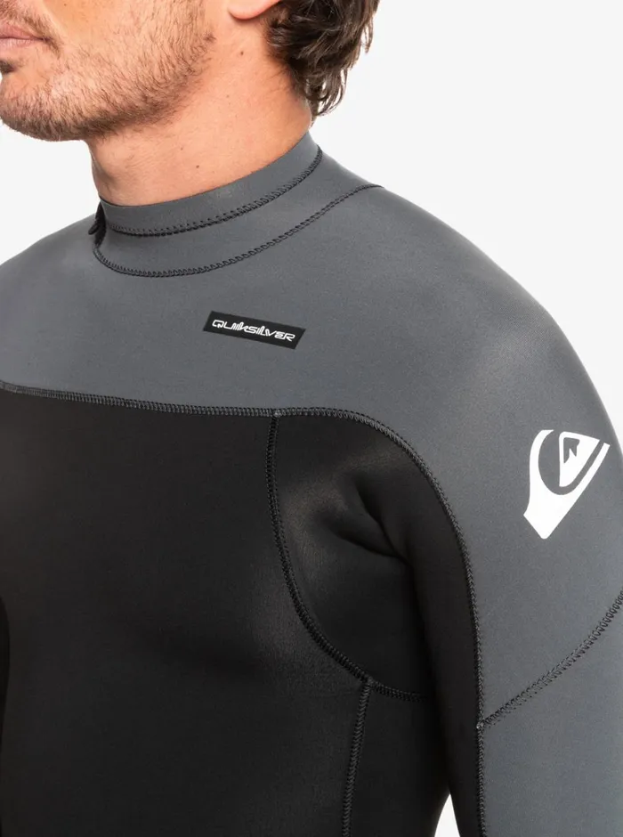 Quiksilver 32 Everyday Sessions BackZip Wetsuit Blackgun Metal Mens Wetsuits