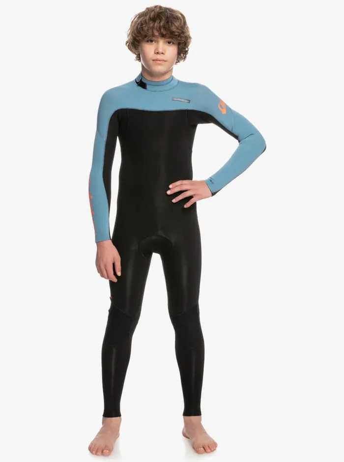 Quiksilver 816 32mm Everyday Sessions Back Zip Wetsuit Blackprovincial Blue Boys Wetsuits Quiksilver 816 32mm Everyday Sessions Back Zip Wetsuit Blackprovincial Blue Boys Wetsuits