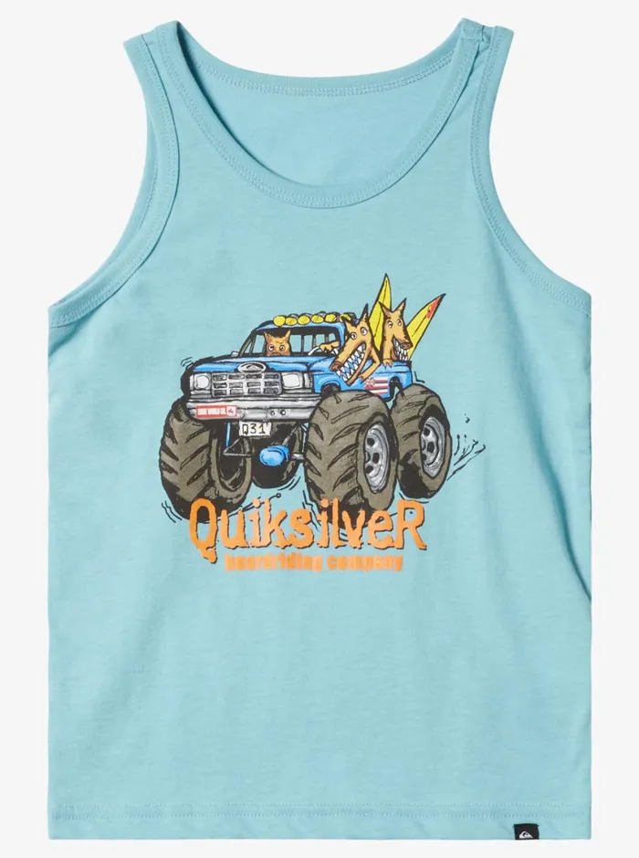 Quiksilver 816 All Terrain Tank Marine Blue Boys Tees