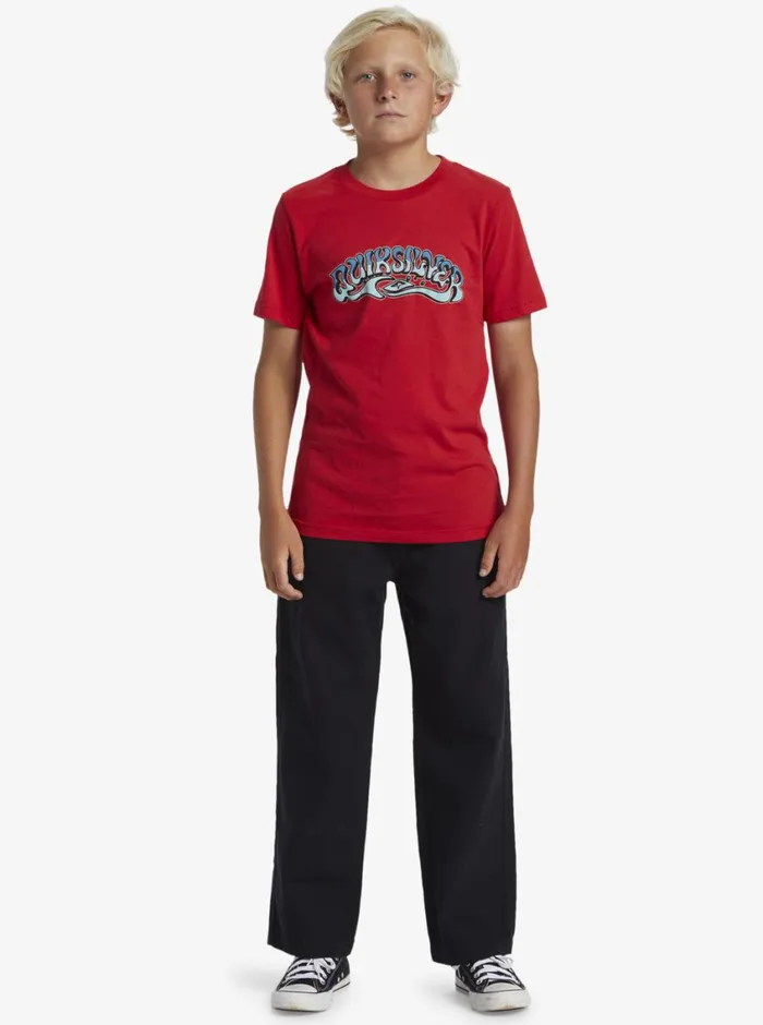 Quiksilver 816 Bubble Arch TShirt Salsa Boys Tees Quiksilver 816 Bubble Arch TShirt Salsa Boys Tees