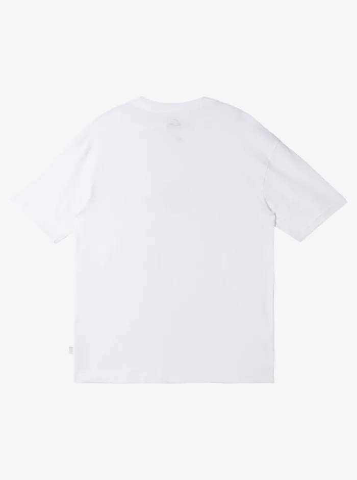 Quiksilver 816 Burn Out TShirt White Boys Tees Quiksilver 816 Burn Out TShirt White Boys Tees