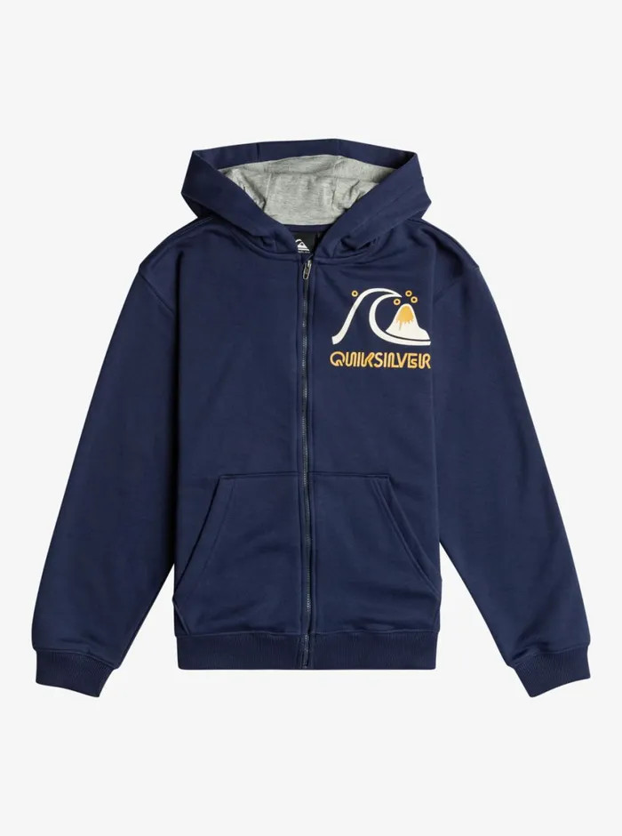 Quiksilver 816 Circle Way ZipUp Hoodie Navy Blazer Boys Sweatshirts and Hoodies Quiksilver 816 Circle Way ZipUp Hoodie Navy Blazer Boys Sweatshirts and Hoodies