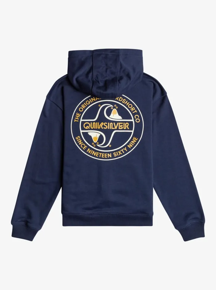 Quiksilver 816 Circle Way ZipUp Hoodie Navy Blazer Boys Sweatshirts and Hoodies Quiksilver 816 Circle Way ZipUp Hoodie Navy Blazer Boys Sweatshirts and Hoodies