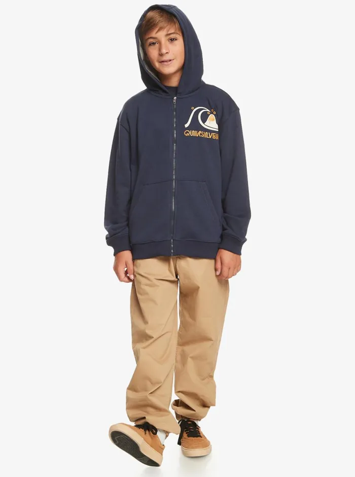 Quiksilver 816 Circle Way ZipUp Hoodie Navy Blazer Boys Sweatshirts and Hoodies Quiksilver 816 Circle Way ZipUp Hoodie Navy Blazer Boys Sweatshirts and Hoodies