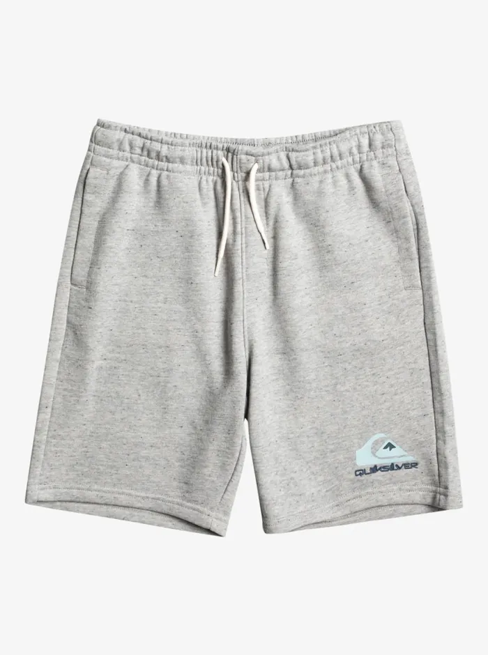 Quiksilver 816 Easy Day Joggers Light Grey Heather Boys Shorts