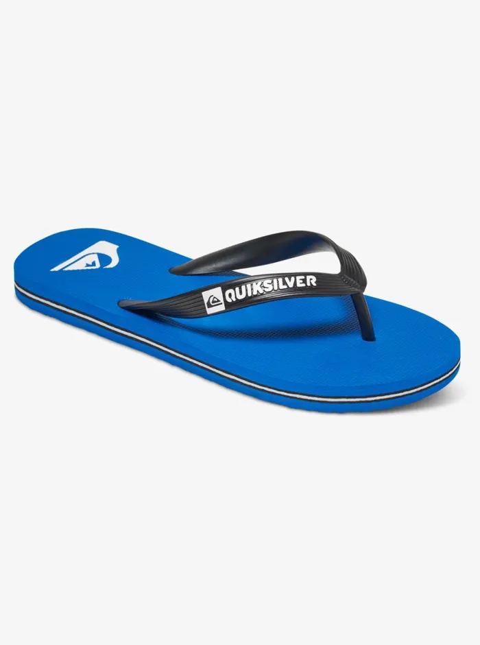 Quiksilver 816 Molokai FlipFlops Blackblueblack Boys Sandals