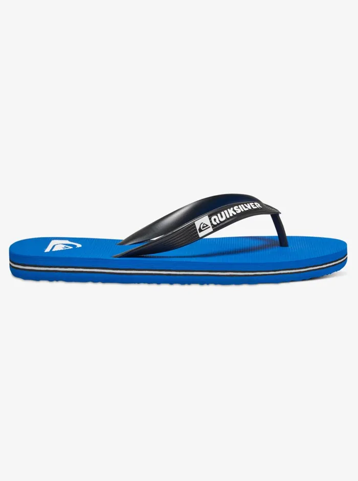 Quiksilver 816 Molokai FlipFlops Blackblueblack Boys Sandals Quiksilver 816 Molokai FlipFlops Blackblueblack Boys Sandals