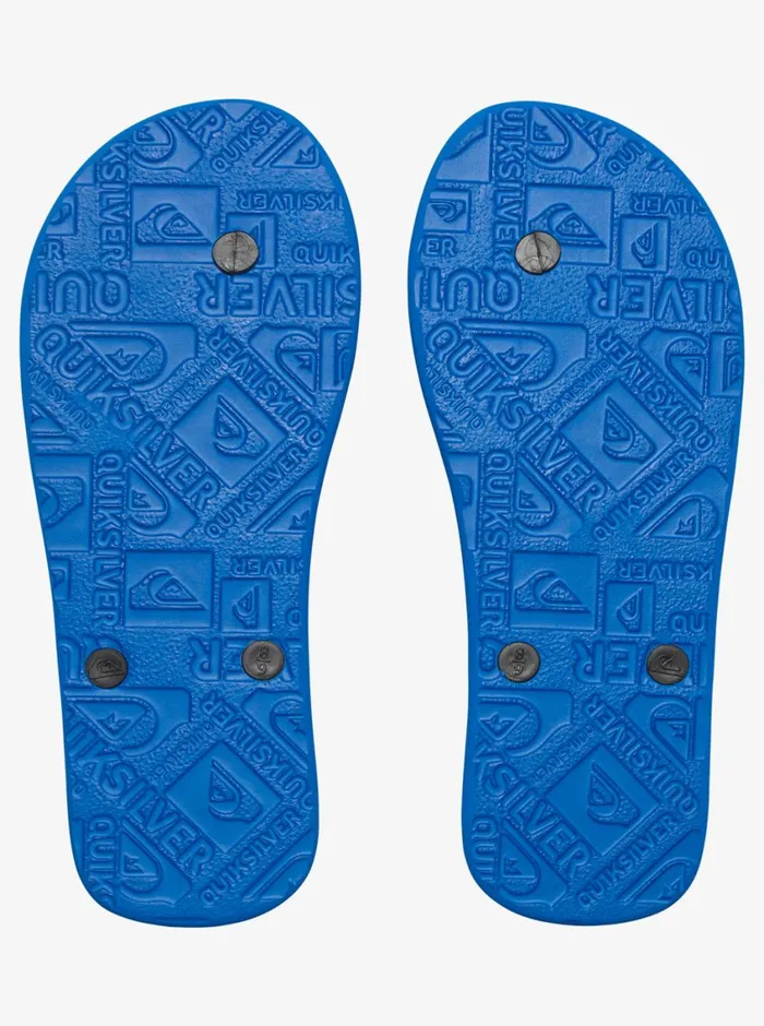 Quiksilver 816 Molokai FlipFlops Blackblueblack Boys Sandals Quiksilver 816 Molokai FlipFlops Blackblueblack Boys Sandals