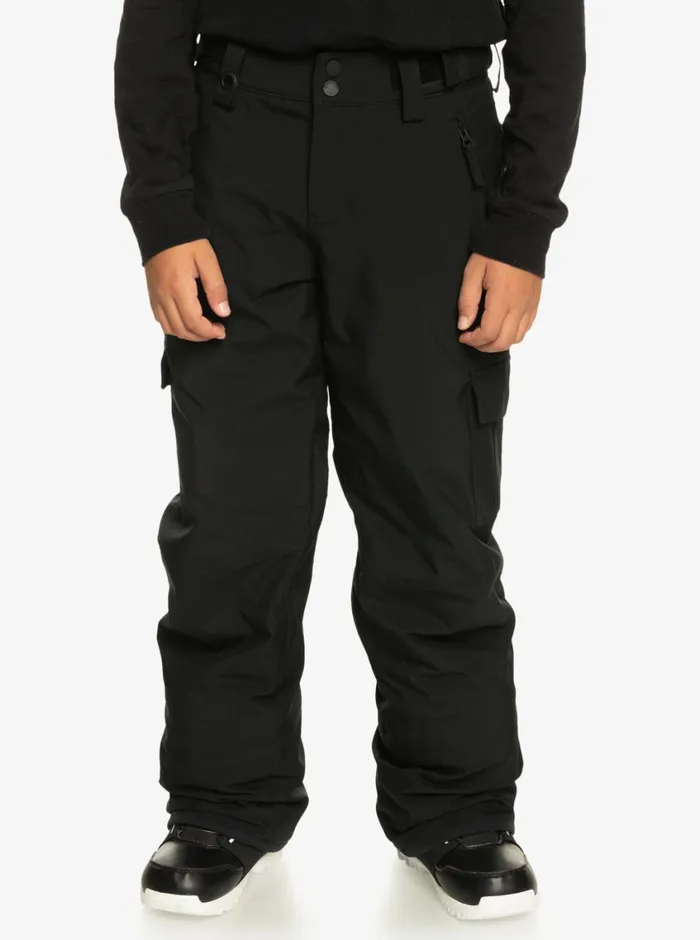Quiksilver 816 Porter Insulated Black Snow Pants True Black Boys Snow Pants Quiksilver 816 Porter Insulated Black Snow Pants True Black Boys Snow Pants