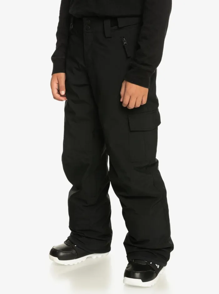 Quiksilver 816 Porter Insulated Black Snow Pants True Black Boys Snow Pants Quiksilver 816 Porter Insulated Black Snow Pants True Black Boys Snow Pants