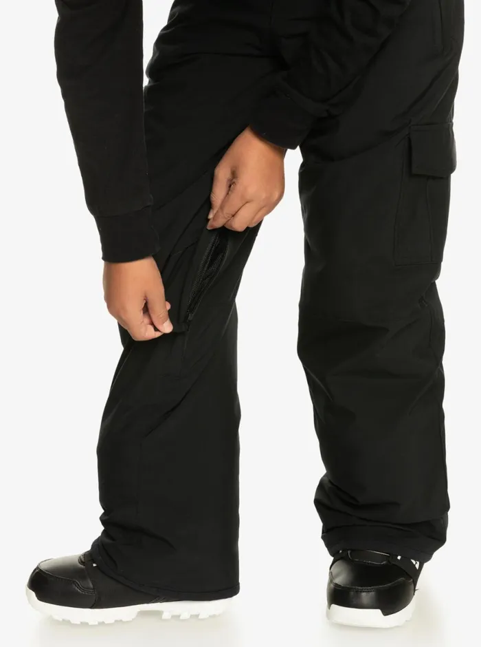 Quiksilver 816 Porter Insulated Black Snow Pants True Black Boys Snow Pants Quiksilver 816 Porter Insulated Black Snow Pants True Black Boys Snow Pants