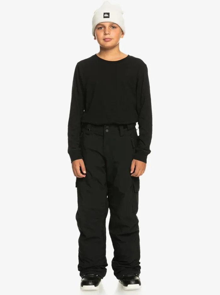 Quiksilver 816 Porter Insulated Black Snow Pants True Black Boys Snow Pants Quiksilver 816 Porter Insulated Black Snow Pants True Black Boys Snow Pants