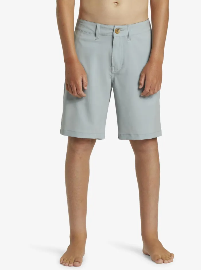 Quiksilver 816 Union Amphibian 17034 Hybrid Shorts Quarry Boys Shorts Quiksilver 816 Union Amphibian 17034 Hybrid Shorts Quarry Boys Shorts