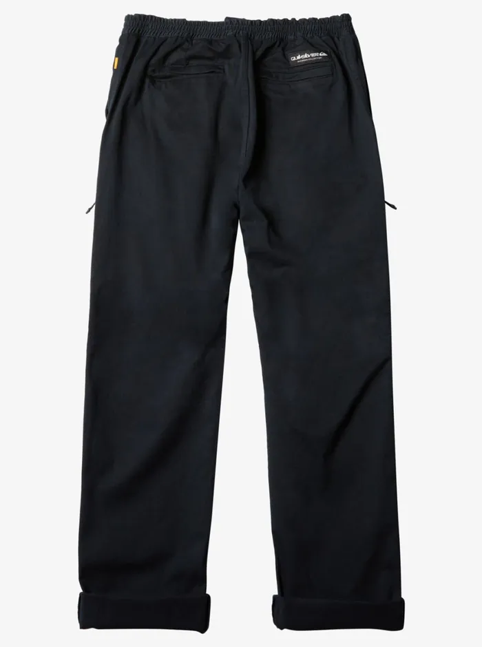 Quiksilver After Surf Elastic Waist Pants Black MensWaterman Pants