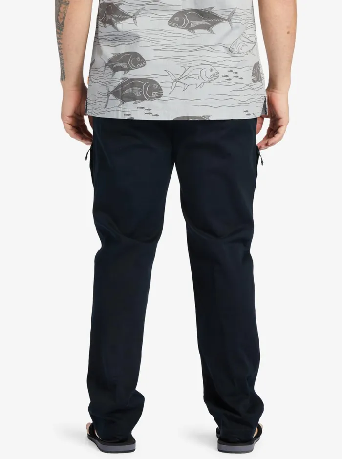 Quiksilver After Surf Elastic Waist Pants Black MensWaterman Pants