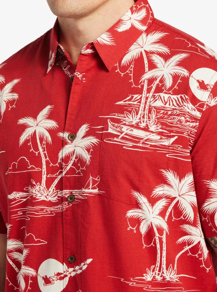Quiksilver Ahi Holiday Woven Shirt Ahi Holiday Aura Orange MensWaterman Shirts and Polos Quiksilver Ahi Holiday Woven Shirt Ahi Holiday Aura Orange MensWaterman Shirts and Polos