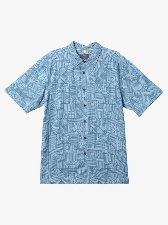 Quiksilver Amazed Palm Woven Shirt Seaport Amazed Palm MensWaterman Shirts and Polos Quiksilver Amazed Palm Woven Shirt Seaport Amazed Palm MensWaterman Shirts and Polos