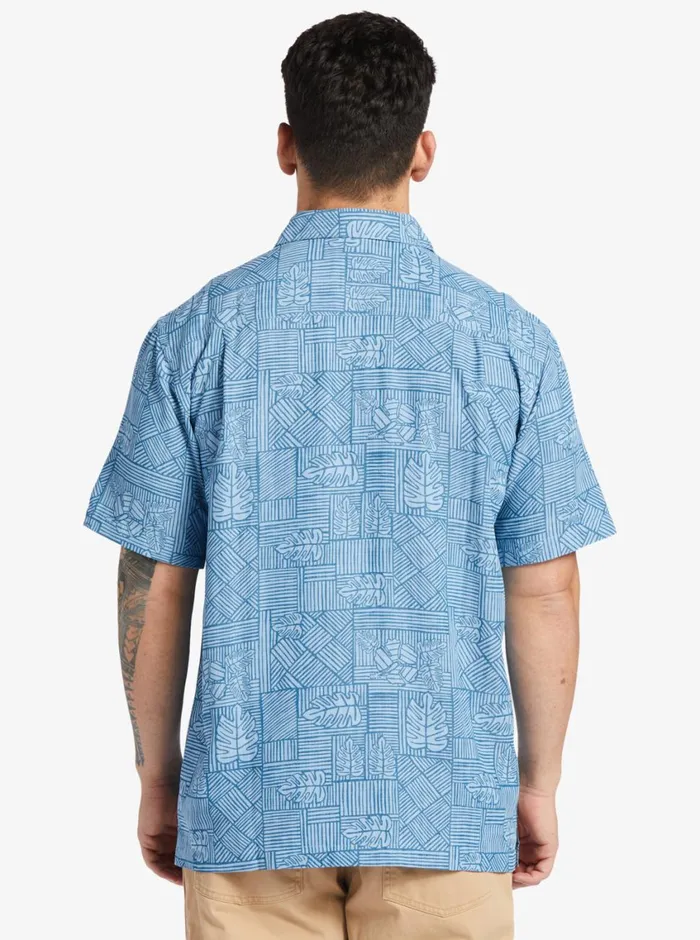 Quiksilver Amazed Palm Woven Shirt Seaport Amazed Palm MensWaterman Shirts and Polos Quiksilver Amazed Palm Woven Shirt Seaport Amazed Palm MensWaterman Shirts and Polos