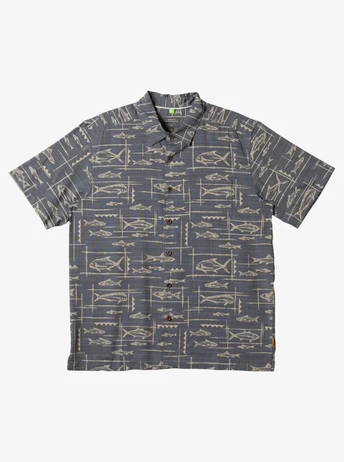 Quiksilver Bento Woven Shirt Bento Black MensWaterman Shirts and Polos