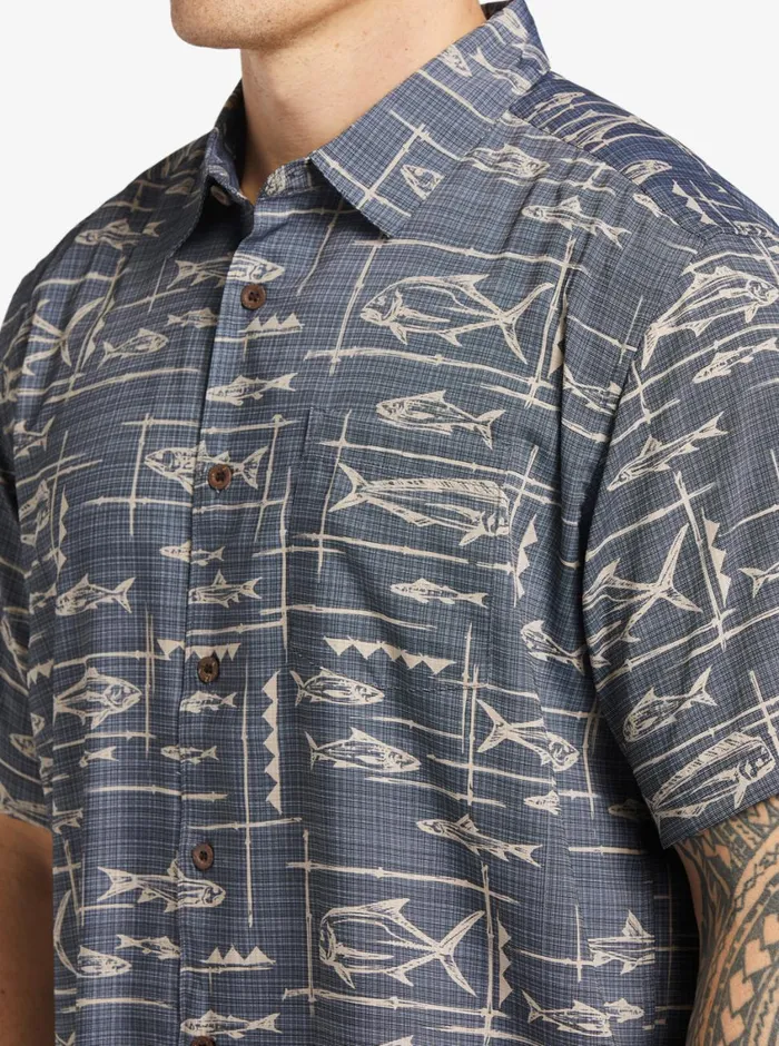 Quiksilver Bento Woven Shirt Bento Black MensWaterman Shirts and Polos Quiksilver Bento Woven Shirt Bento Black MensWaterman Shirts and Polos