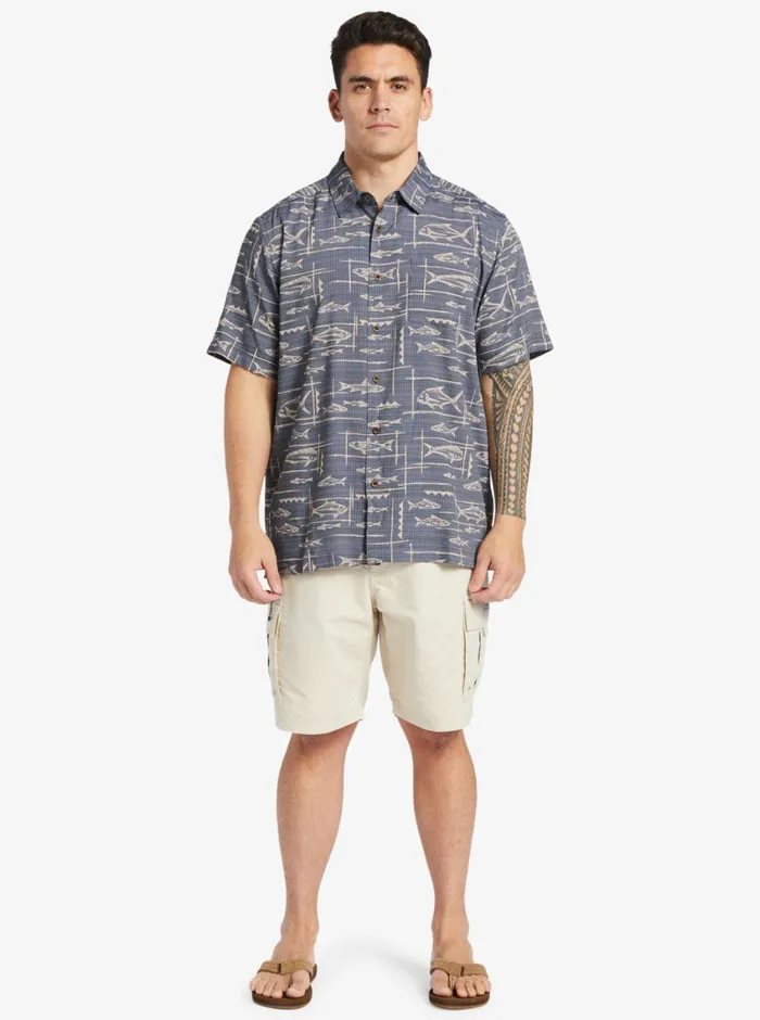 Quiksilver Bento Woven Shirt Bento Black MensWaterman Shirts and Polos Quiksilver Bento Woven Shirt Bento Black MensWaterman Shirts and Polos