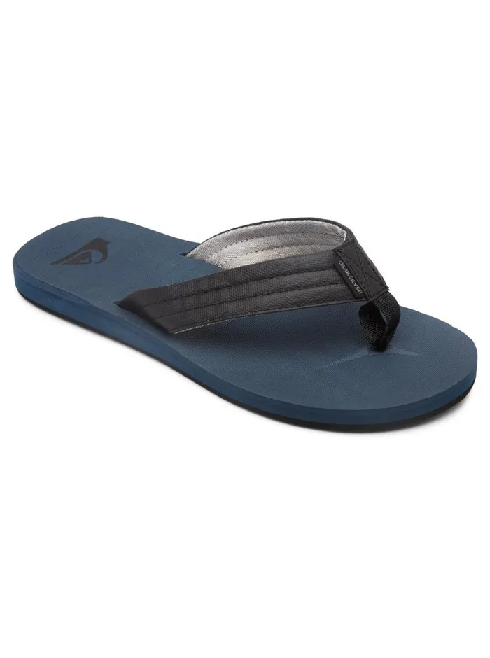Quiksilver Carving Tropics Sandals Blackgreyblack Mens Sandals