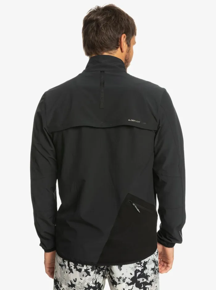 Quiksilver Cross Over Lightweight Jacket Black Mens Jackets Quiksilver Cross Over Lightweight Jacket Black Mens Jackets