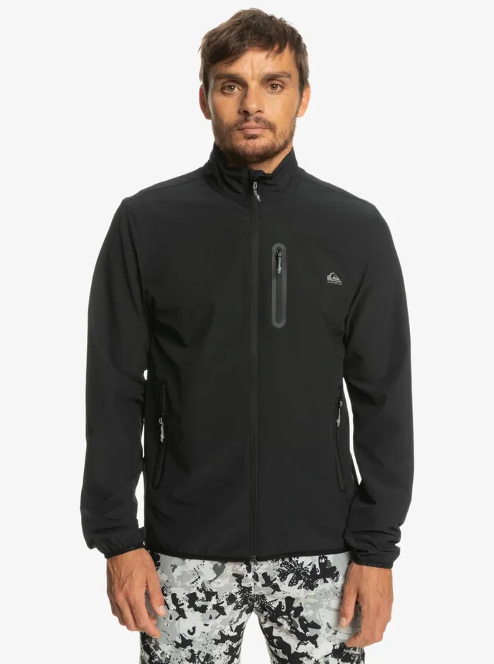 Quiksilver Cross Over Lightweight Jacket Black Mens Jackets Quiksilver Cross Over Lightweight Jacket Black Mens Jackets