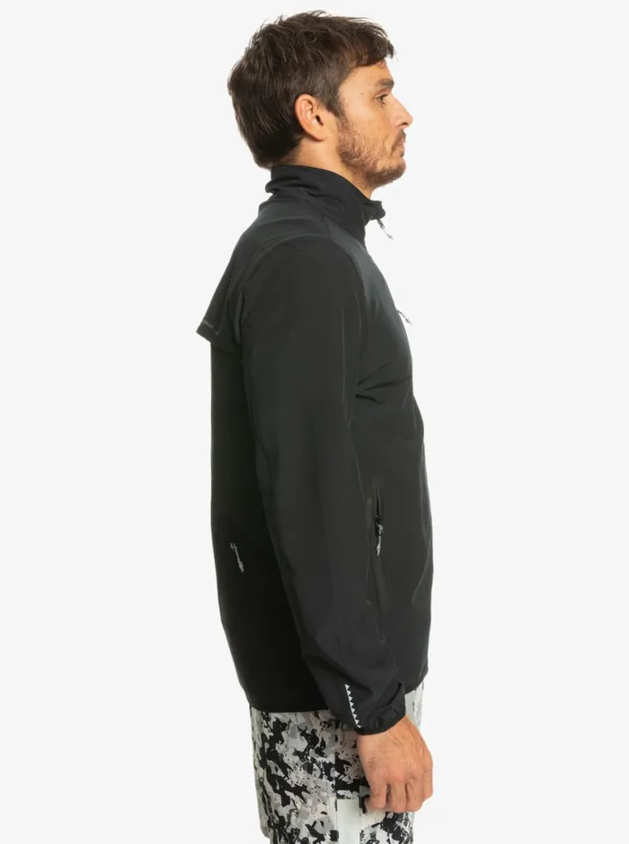 Quiksilver Cross Over Lightweight Jacket Black Mens Jackets Quiksilver Cross Over Lightweight Jacket Black Mens Jackets