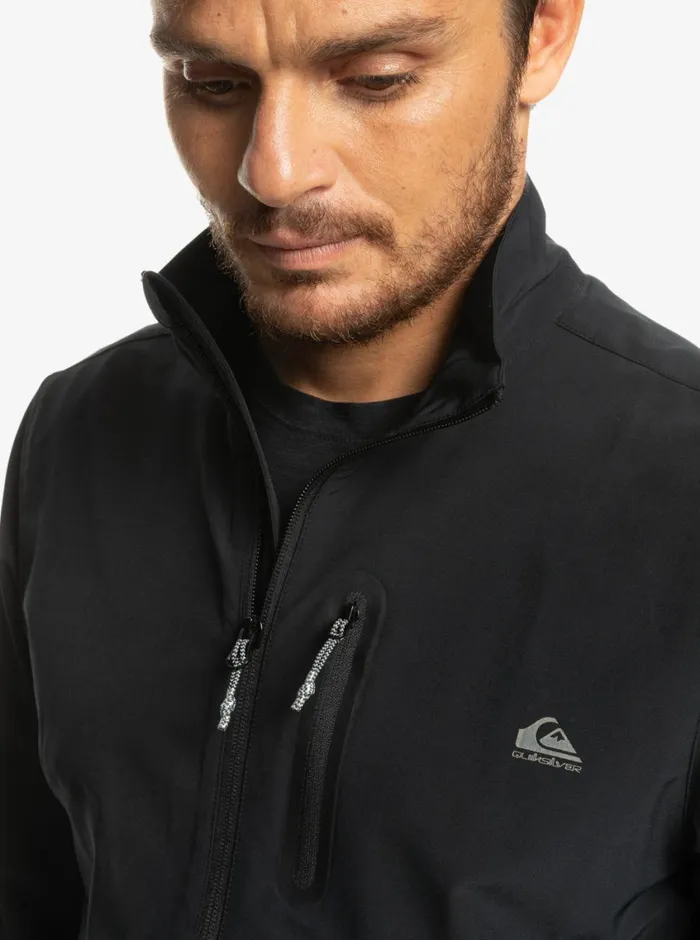 Quiksilver Cross Over Lightweight Jacket Black Mens Jackets Quiksilver Cross Over Lightweight Jacket Black Mens Jackets