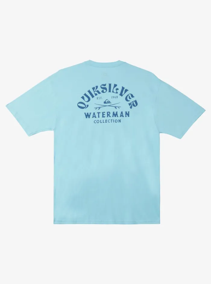 Quiksilver Deep Waters QTShirt Gulf Stream MensWaterman Tees Quiksilver Deep Waters QTShirt Gulf Stream MensWaterman Tees