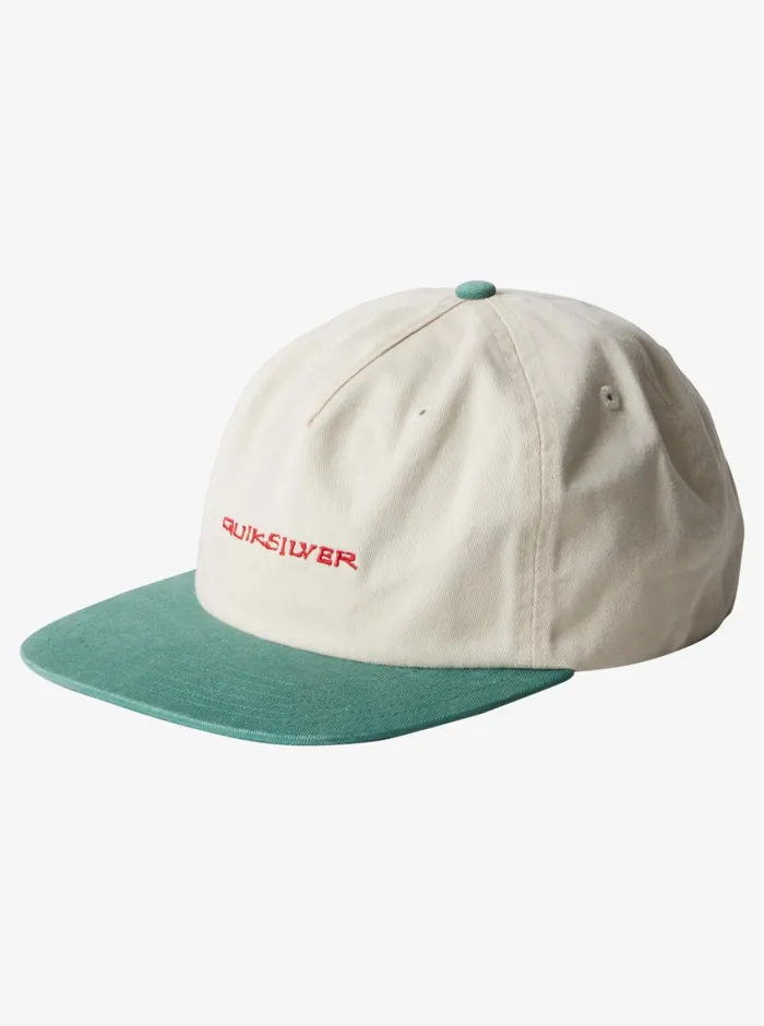 Quiksilver Doggin Cap Snapback Hat Oyster White Mens Hats