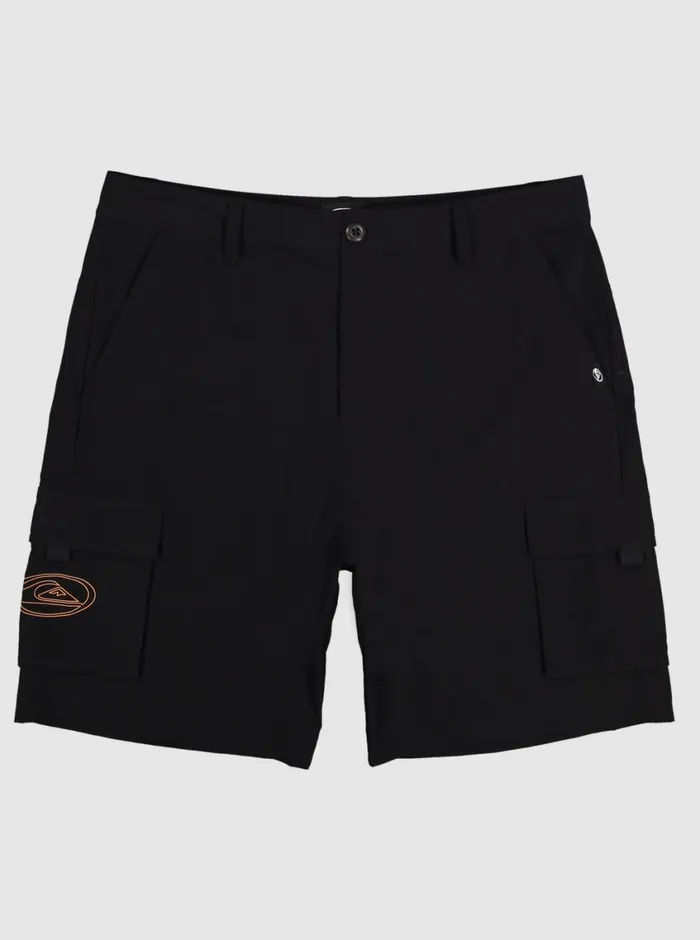 Quiksilver Equalizer 20034 Cargo Walk Shorts Black Mens Shorts and Amphibians Quiksilver Equalizer 20034 Cargo Walk Shorts Black Mens Shorts and Amphibians