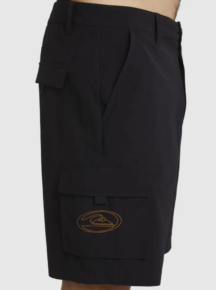 Quiksilver Equalizer 20034 Cargo Walk Shorts Black Mens Shorts and Amphibians Quiksilver Equalizer 20034 Cargo Walk Shorts Black Mens Shorts and Amphibians