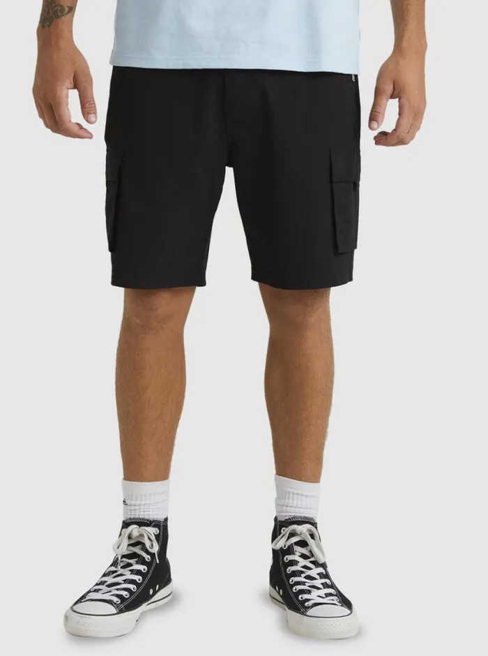 Quiksilver Equalizer 20034 Cargo Walk Shorts Black Mens Shorts and Amphibians Quiksilver Equalizer 20034 Cargo Walk Shorts Black Mens Shorts and Amphibians