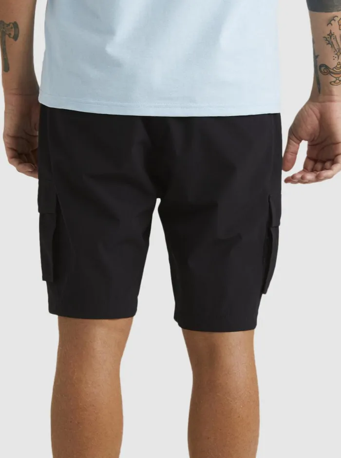Quiksilver Equalizer 20034 Cargo Walk Shorts Black Mens Shorts and Amphibians Quiksilver Equalizer 20034 Cargo Walk Shorts Black Mens Shorts and Amphibians