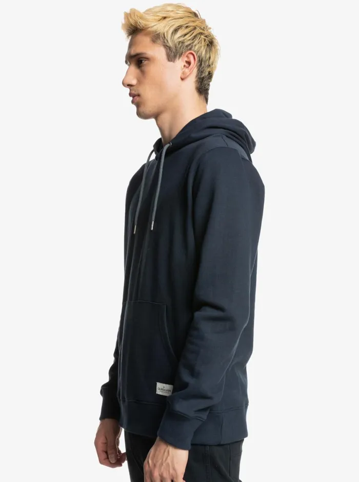 Quiksilver Essentials Organic Solid Hoodie Navy Blazer Mens Sweatshirts and Hoodies Quiksilver Essentials Organic Solid Hoodie Navy Blazer Mens Sweatshirts and Hoodies