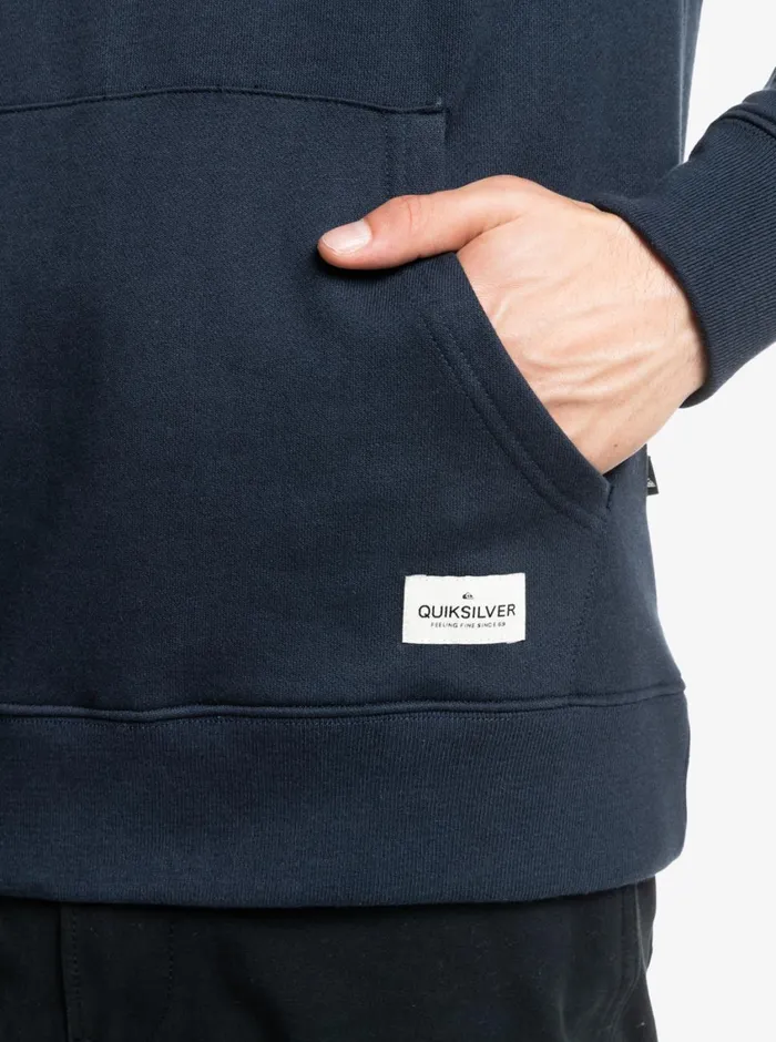 Quiksilver Essentials Organic Solid Hoodie Navy Blazer Mens Sweatshirts and Hoodies Quiksilver Essentials Organic Solid Hoodie Navy Blazer Mens Sweatshirts and Hoodies